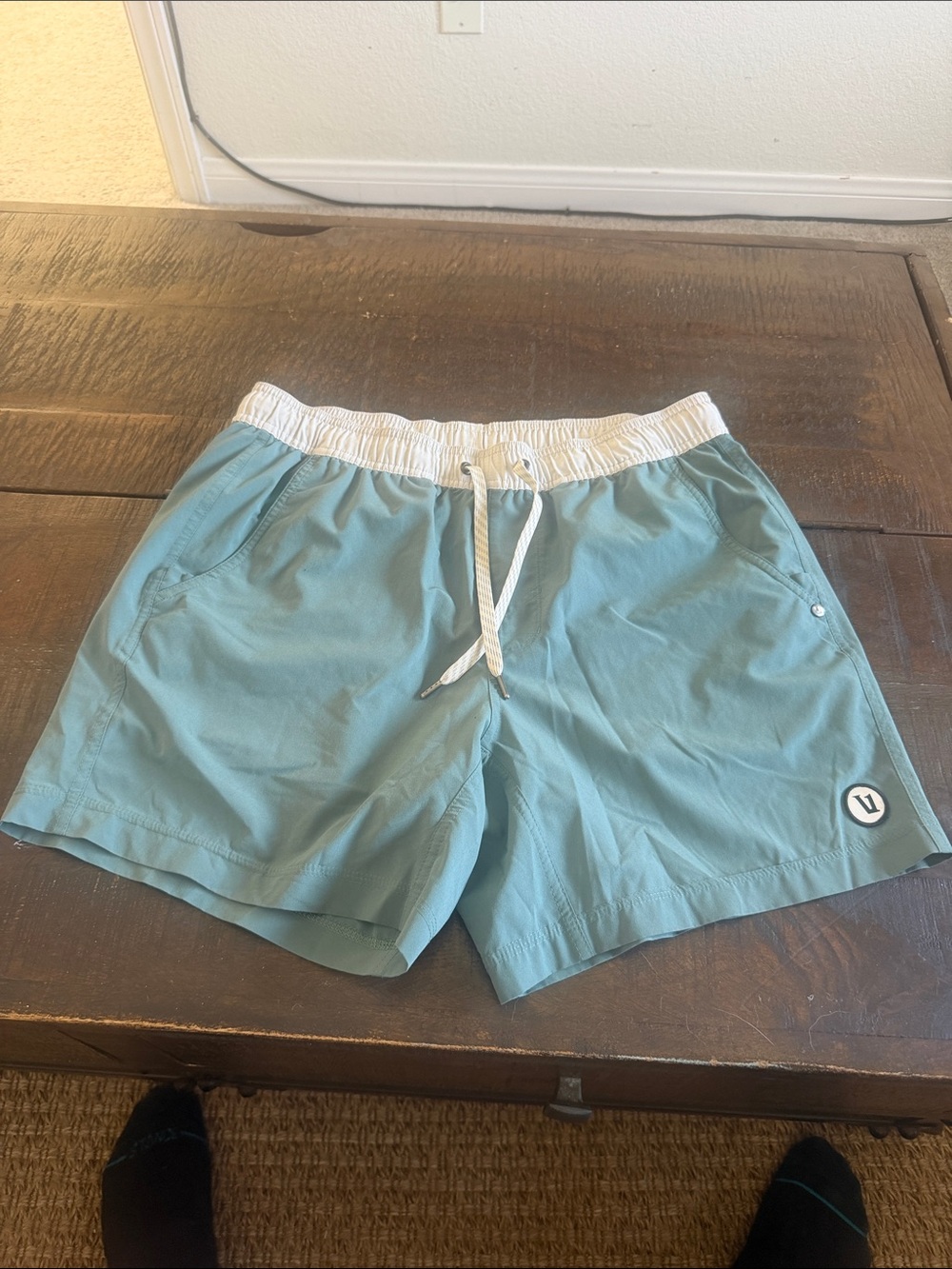 Vuori Seafoam Green kore lined 5 inch